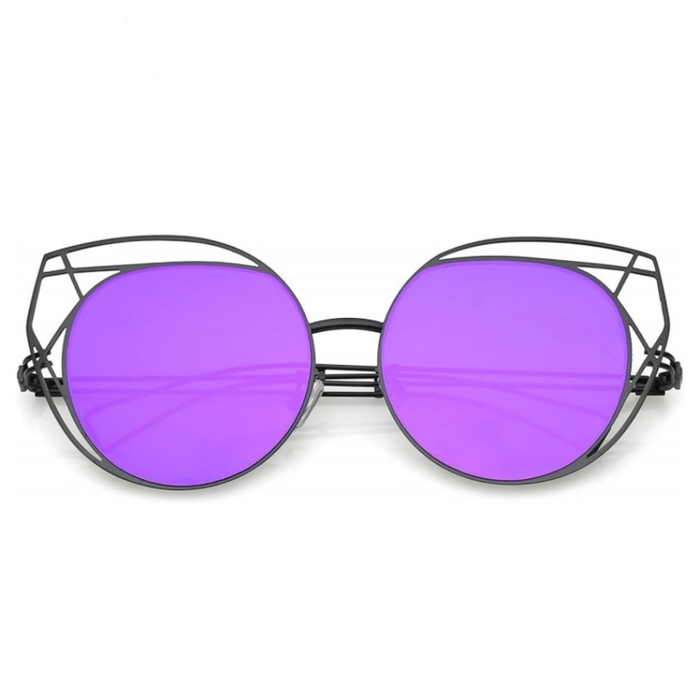 COPY - Metallic Metal Geometric Sunglasses